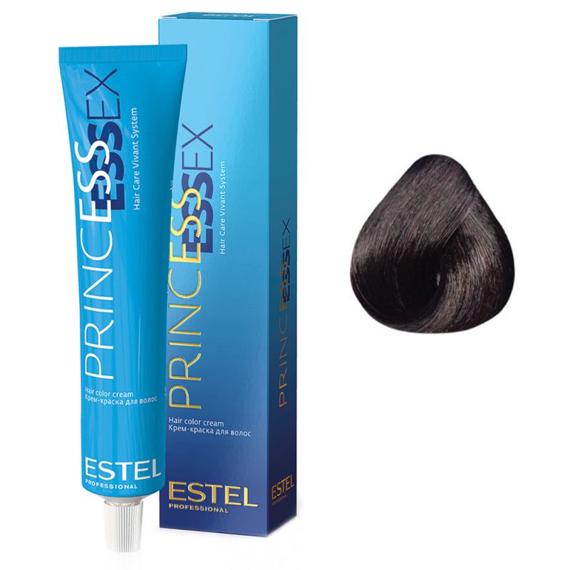 Крем-фарба для волосся Estel Princess Essex 4/6 (шатен фіолетовий, баклажан) 60 мл