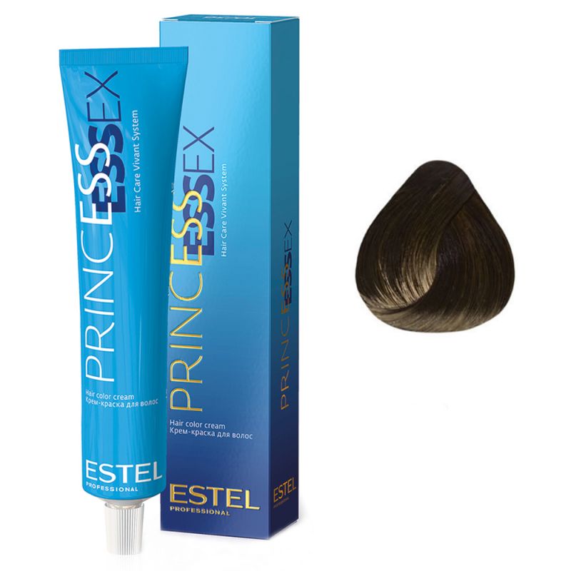 Крем-краска для волос Estel Princess Essex 5/00 (светлый шатен для седины) 60 мл