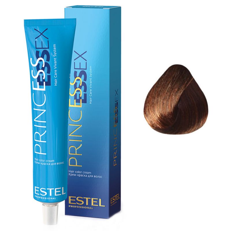 Крем-краска для волос Estel Princess Essex 5/4 (светлый шатен медный, каштан) 60 мл