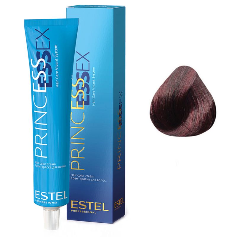 Крем-фарба для волосся Estel Princess Essex 5/56 (світлий шатен червоно-фіолетовий, махагон) 60 мл