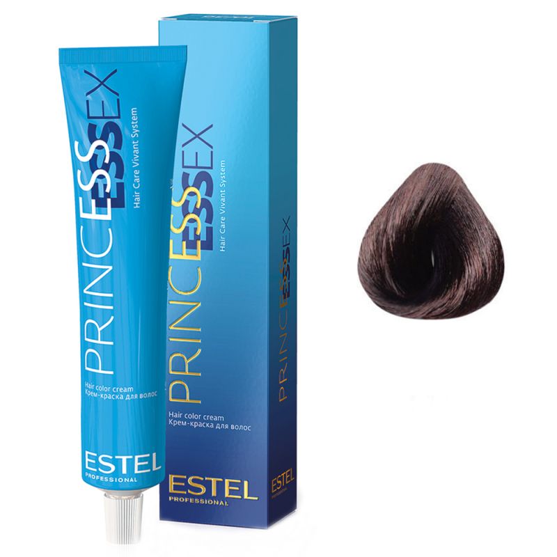 Крем-фарба для волосся Estel Princess Essex 5/76 (світлий шатен коричнево-фіолетовий, гіркий шоколад) 60 мл