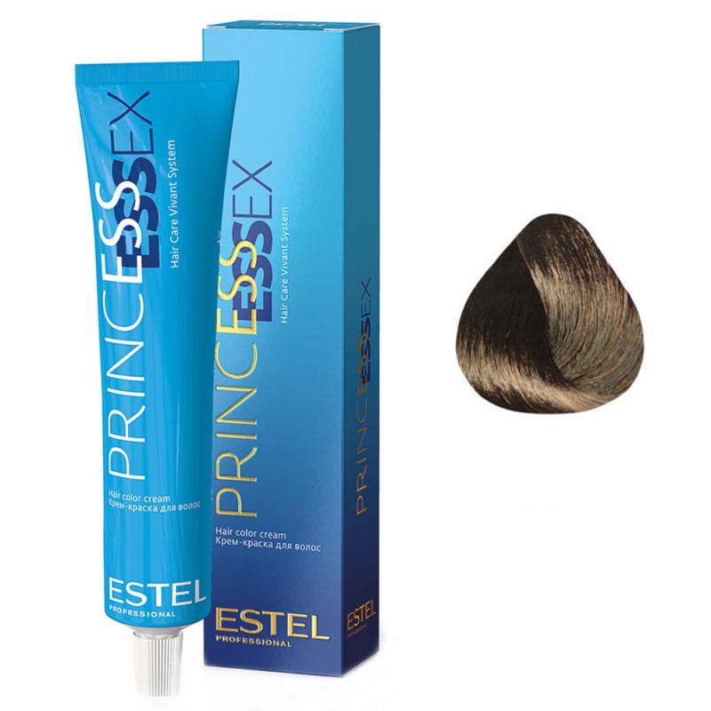 Крем-фарба для волосся Estel Princess Essex 5/77 (світлий шатен коричневий інтенсивний, еспресо) 60 мл