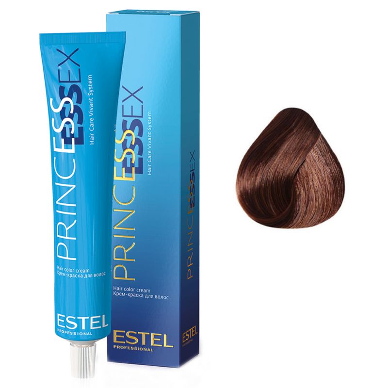 Крем-фарба для волосся Estel Princess Essex 6/4 (темно-русявий мідний) 60 мл