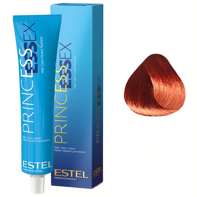 Крем-фарба для волосся Estel Princess Essex 7/5 (середньо-русявий червоний) 60 мл