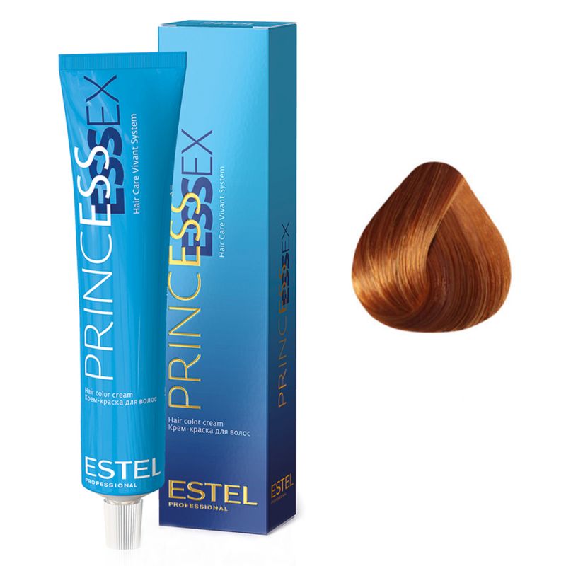 Крем-краска для волос Estel Princess Essex 7/34 (средне-русый золотисто-медный, коньяк) 60 мл