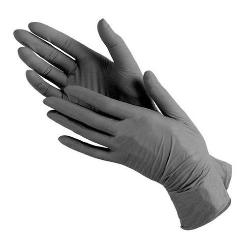 Перчатки нитриловые неопудренные Medicom SafeTouch Advanced Black L 100 штук