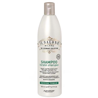 Шампунь для пошкодженого волосся Alfaparf Il Salone Keratin Shampoo 500 мл