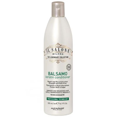 Бальзам-кондиціонер для пошкодженого волосся Alfaparf Il Salone Balsamo Keratin Conditioner 500 мл