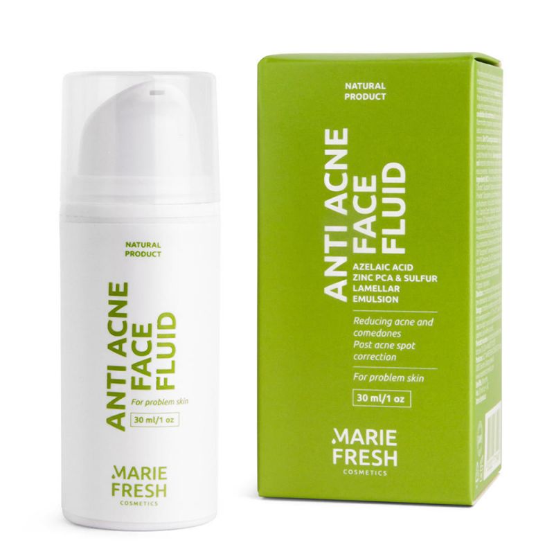 Крем для проблемної шкіри обличчя Marie Fresh Cosmetics Anti Acne Face Fluid 30 мл