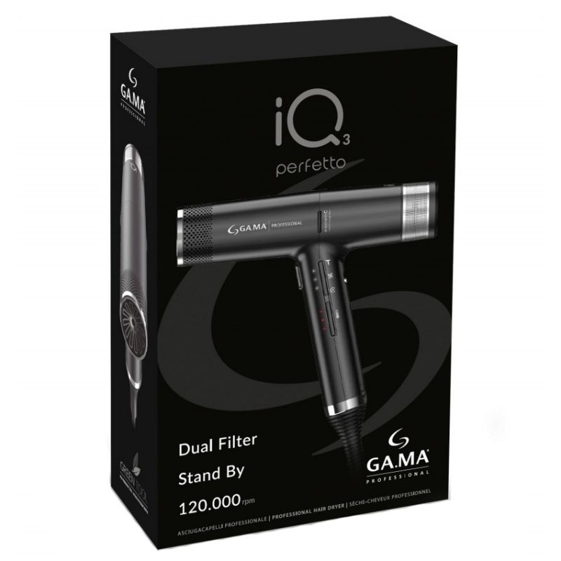 Фен для волосся GaMa iQ 3 Black