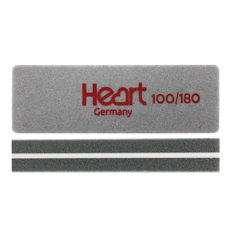 Шліфувальник для нігтів Heart Mini (100/180 грит)