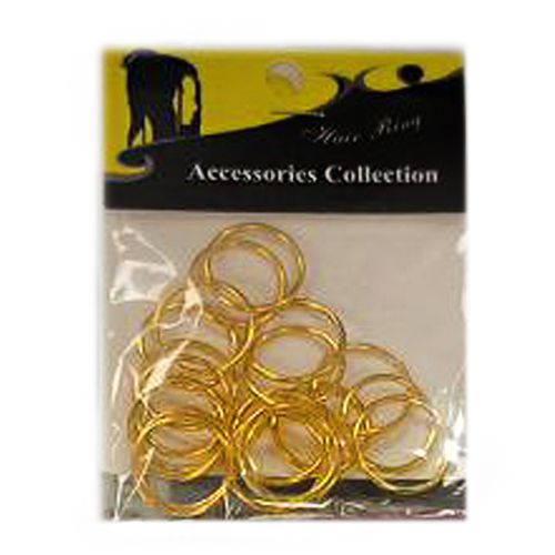 Кольца для волос Accessories Collection Hair Ring (золото, 1.2 см)