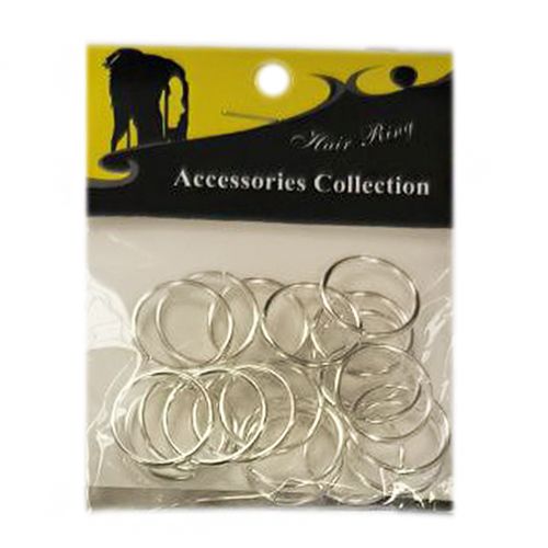 Кольца для волос Accessories Collection Hair Ring (серебро, 1.5 см)