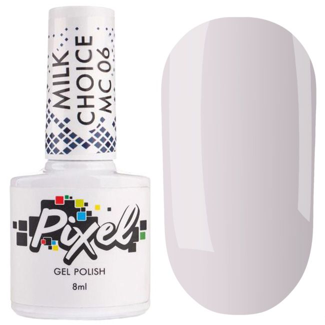 Гель-лак Pixel Milk Choice №006 (молочно ніжно-персиковий, емаль) 8 мл