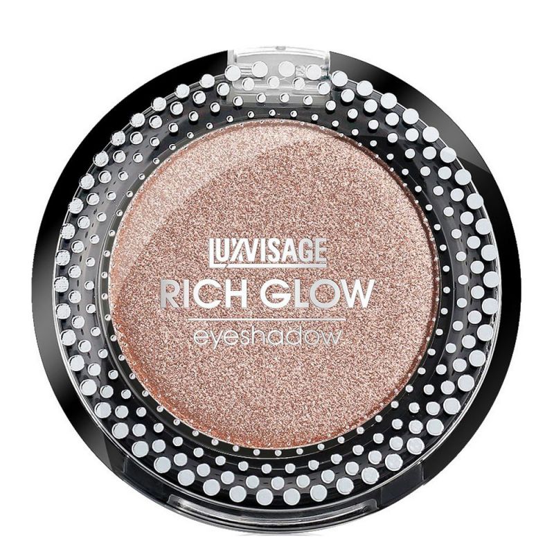Тени компактные для век Luxvisage Rich Glow Eyeshadow №05 (peach vanilla) 2 г