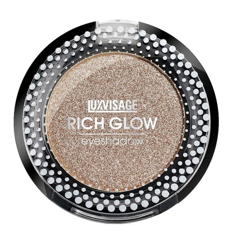 Тіні компактні для повік Luxvisage Rich Glow Eyeshadow №07 (space gold) 2 г