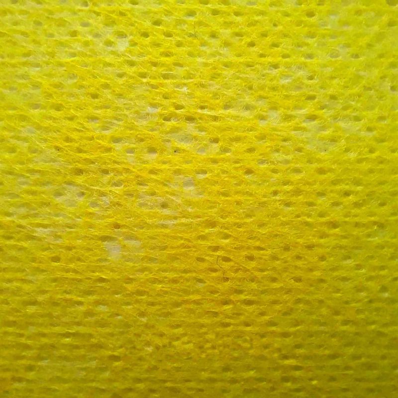 Салфетки косметические Timpa 20х20 см 40г/м2 (спанлейс, сетка, желтый) 100 штук