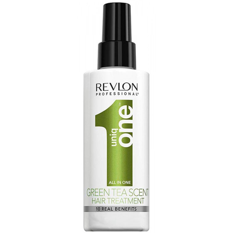 Маска-спрей для догляду за волоссям Revlon Uniq One Green Tea Scent Hair Treatment (з ароматом зеленого чаю) 9 мл
