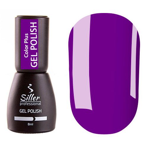 Гель-лак Siller №096 (насыщенный фиолетовый, эмаль) 8 мл