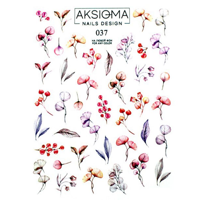 Слайдер-дизайн Aksioma 037 Цветы