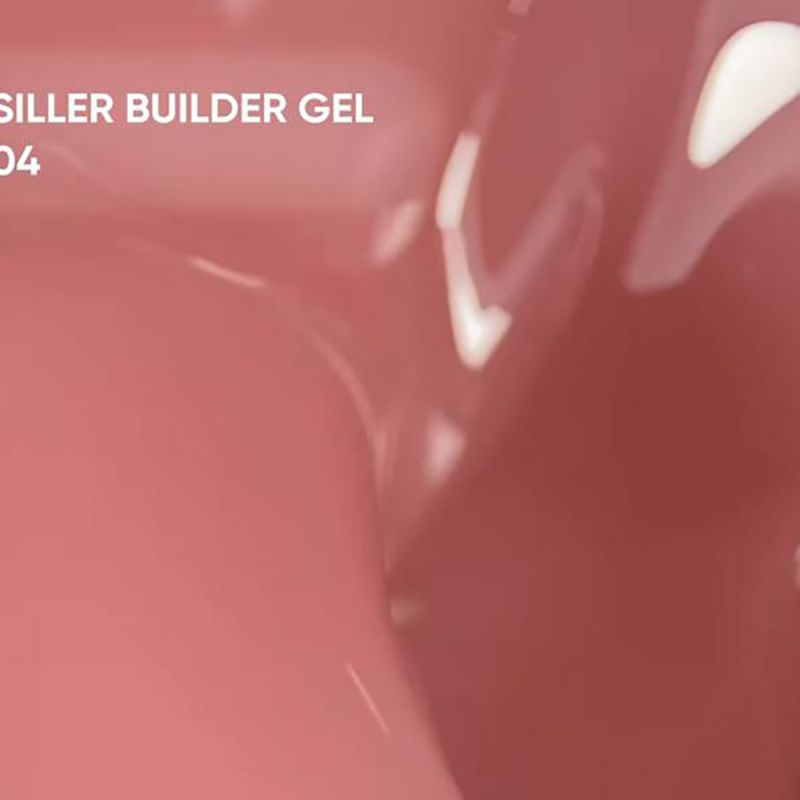 Камуфлюючий гель для моделювання Siller Builder Gel №04 (персиково-рожевий) 30 мл