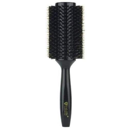 Брашинг для волос Salon Professional (комбинированная щетина, черный) 42 мм