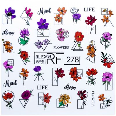 Слайдер-дизайн Slider RF 278 Цветочное настроение