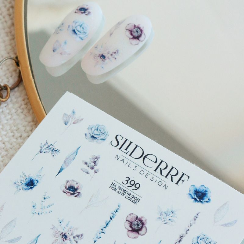 Слайдер-дизайн Slider RF 399 Синие цветы