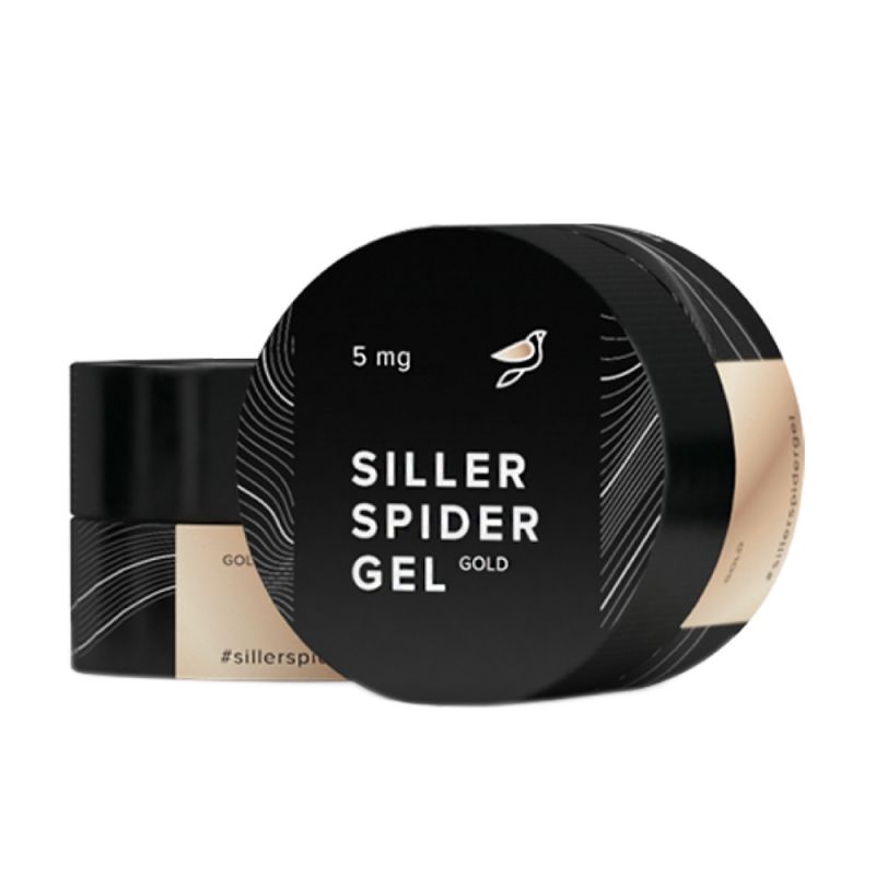 Гель-павутинка Siller Spider Gel (золото) 5 мл