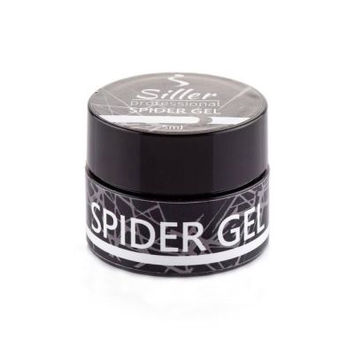 Гель-паутинка Siller Spider Gel (белая) 5 мл