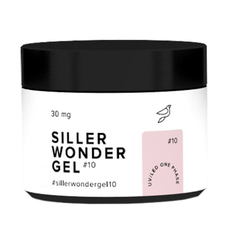 Камуфлирующий гель Siller UV/LED One Phase Wonder Gel №10 (розовое облако) 30 мл