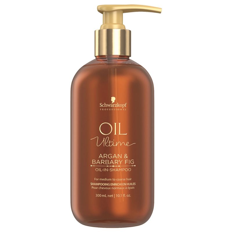 Шампунь для нормальных и жестких волос Schwarzkopf Professional Oil Ultime Oil In Shampoo (с маслом арганы и берберийской фиги) 300 мл