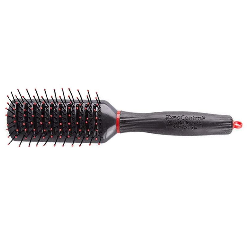 Щітка для укладання Olivia Garden ProControl Tunnel Nylon Bristles Silver