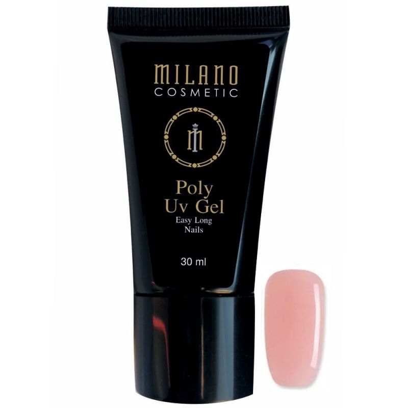 Полигель для наращивания Milano Poly Gel №002 (розовый) 30 мл