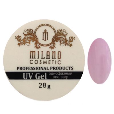 Акрил-гель Milano UV Gel Pink (розовый) 28 г