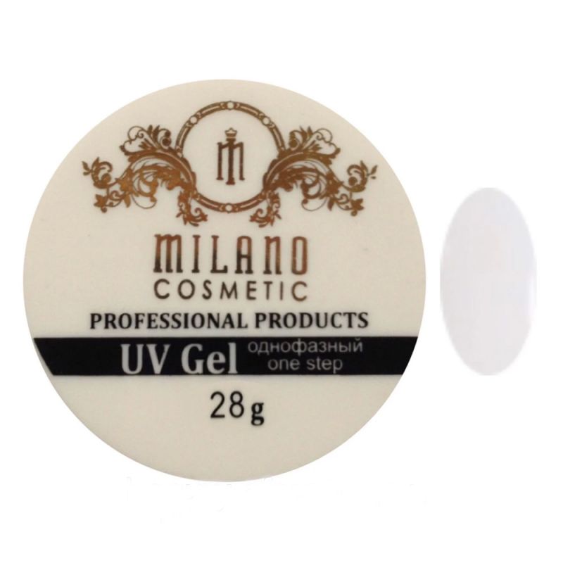 Акрил-гель Milano UV Gel White (белый) 28 г