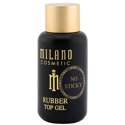 Топ для гель-лаку без липкого шару Milano Rubber Top Gel No Sticky 35 мл