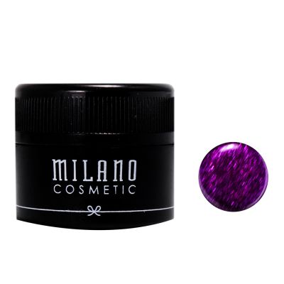 Гель с шиммером Milano Star Gel №04 (фиолетовый с блестками) 5 г