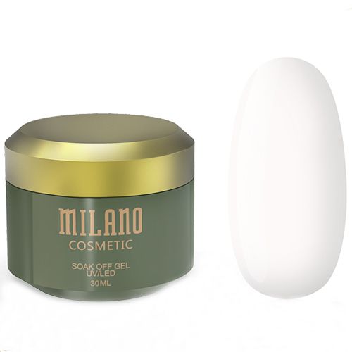 База для гель-лаку Milano Luxury Cover Rubber Base Gel №01 (білий) 30 мл