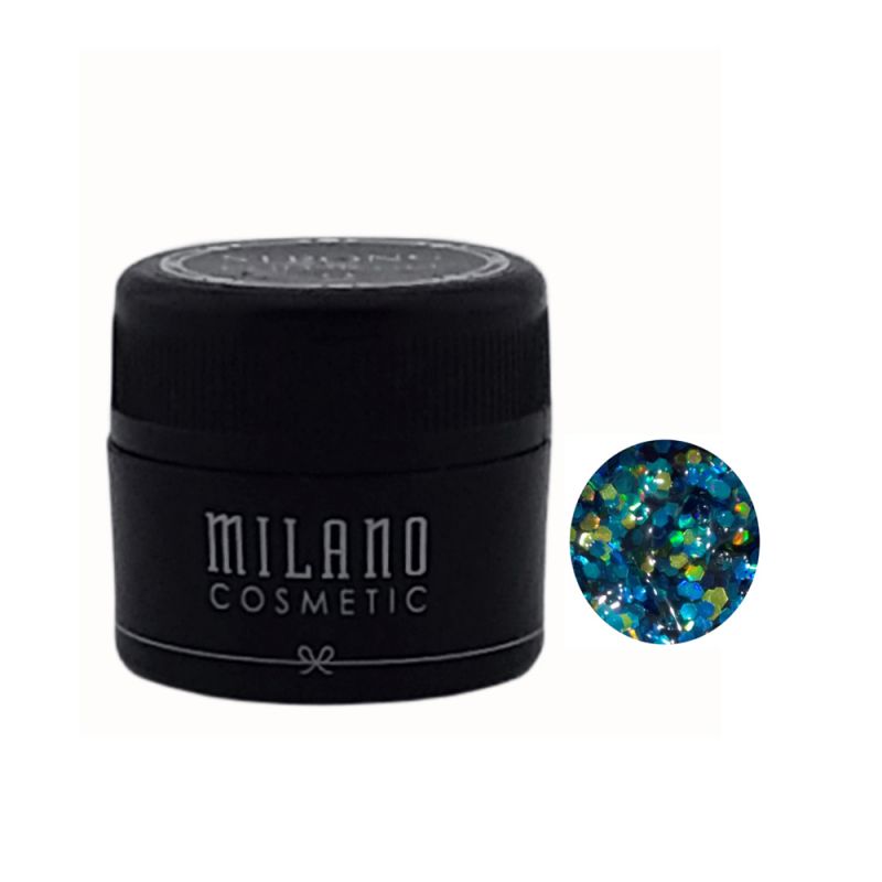 Глитерный гель Milano Magic Glitter Gel №01 (темно-синий) 6 г