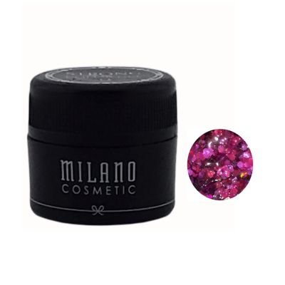 Глитерный гель Milano Magic Glitter Gel №03 (малиновый) 6 г