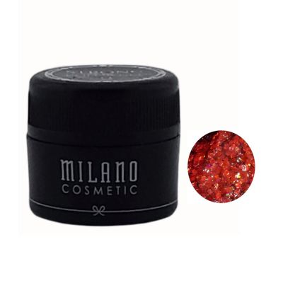 Глитерный гель Milano Magic Glitter Gel №05 (красный) 6 г