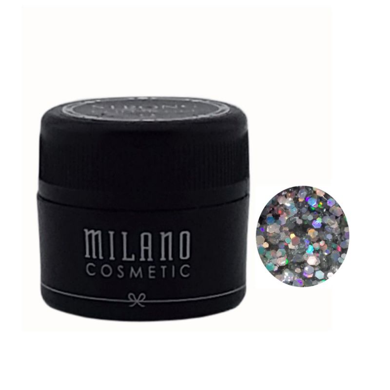 Глітерний гель Milano Magic Glitter Gel №08 (сірий) 6 г