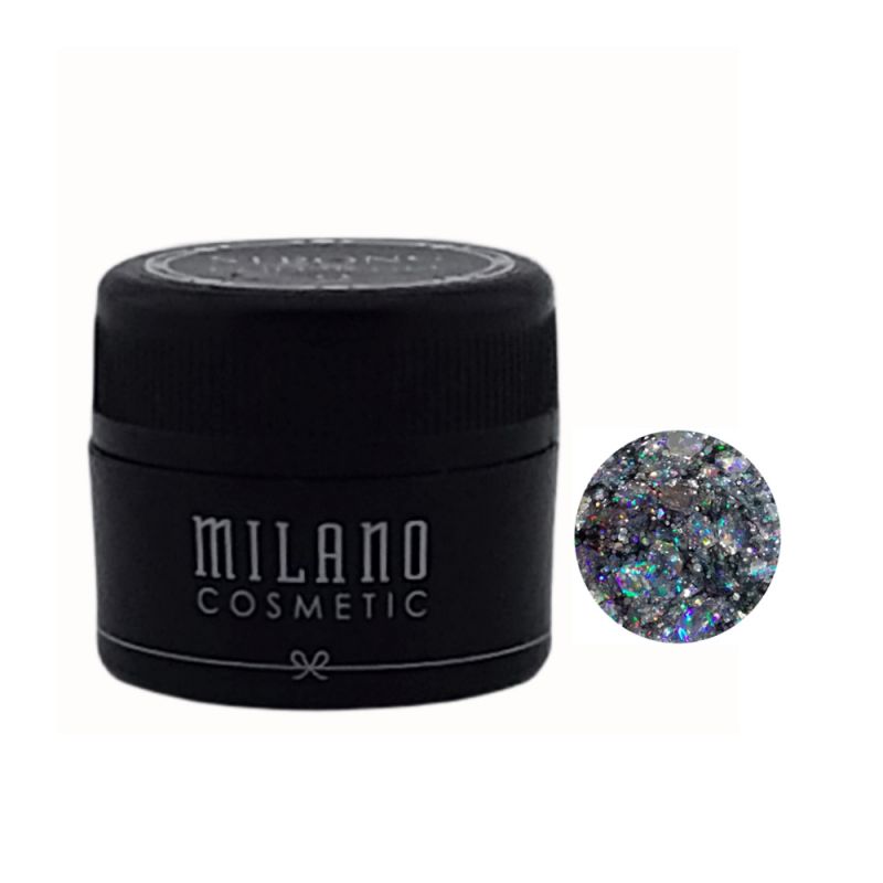 Глітерний гель Milano Magic Glitter Gel №12 (світло-сірий) 6 г