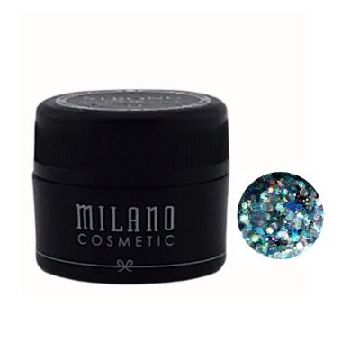 Глитерный гель Milano Magic Glitter Gel №16 (серо-бирюзовый) 6 г