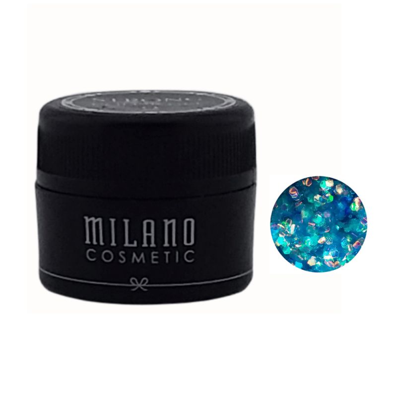 Глитерный гель Milano Magic Glitter Gel №19 (зелено-бирюзовый) 6 г