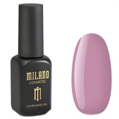 База для гель-лаку Milano Cover Rubber Base Gel №01 (бузково-рожевий) 8 мл