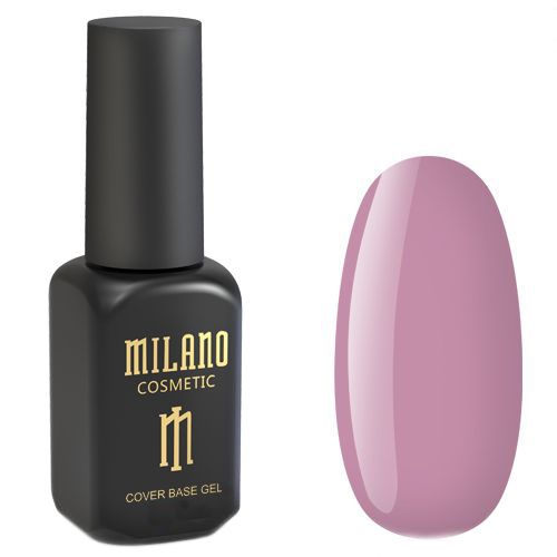 База для гель-лака Milano Cover Rubber Base Gel №01 (сиренево-розовый) 8 мл