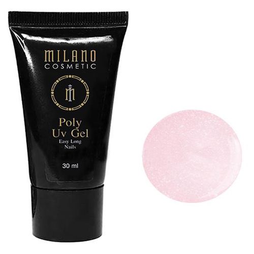 Акрил-гель Milano Poly Gel №011 (светло-розовый с шиммером) 30 мл