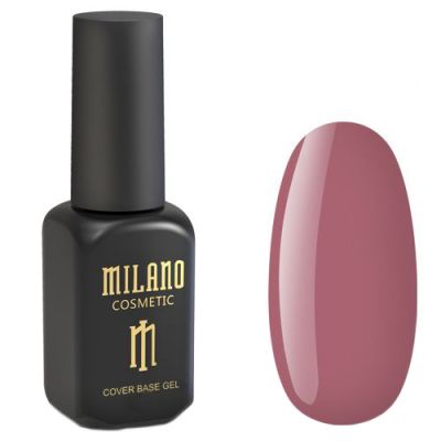 База для гель-лаку Milano Cover Rubber Base Gel №14 (коричнево-рожевий) 8 мл